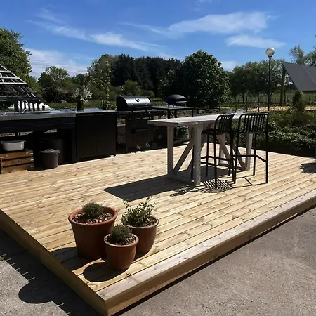 Сasa de vacaciones Wellness Glamping For 2 Personer Klovermarken
